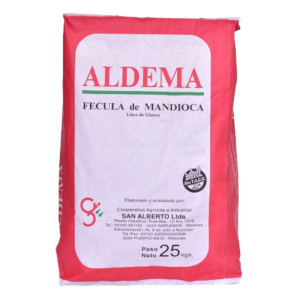 Fecula de mandioca aldema x 25 kg