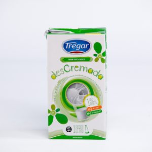 Leche larga vida descremada tregar x 1 lt