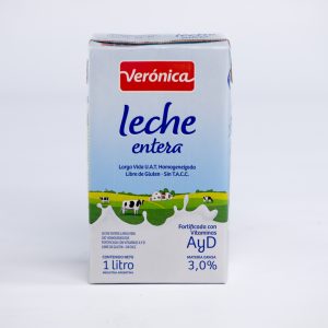 Leche larga vida entera veronica x 1