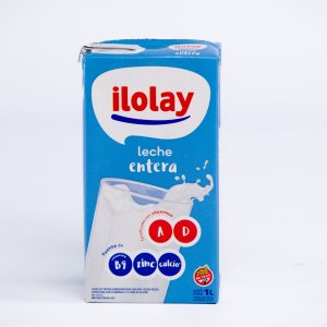 Leche larga vida entera ilolay 1lt