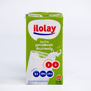 Leche larga vida descremada ilolay 1lt