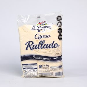 Queso rallado paulina x 3 kg