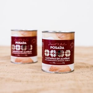 CASTAÑAS EN ALMIBAR EN TROZOS (LAT) POSADA X 1 KG