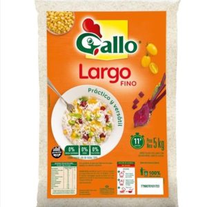 ARROZ GALLO LARGO FINO X 5 KG